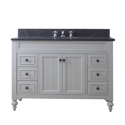 Water Creation 48" Earl Grey Single Sink Bathroom Vanity with Faucet From The Potenza Collection POTENZA48EGF
