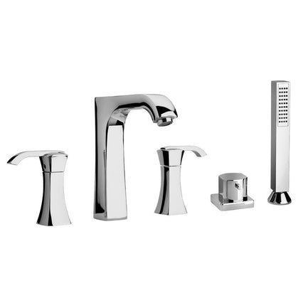 LaToscana Lady Roman Tub with Lever Handles & a Diverter with Hand Held Shower - Model Bath