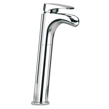 LaToscana Novello Tall Waterfall Single Lever Handle Lavatory Vessel Filler - Model Bath