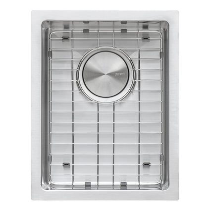 Ruvati 14" Undermount 16 Gauge Tight Radius Bar Prep Sink Stainless Steel Single Bowl - RVH7114 - Model Bath
