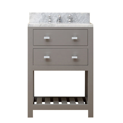 Water Creation 24" Cashmere Grey Single Sink Bathroom Vanity with Faucet From The Madalyn Collection MADALYN24GF - Model Bath