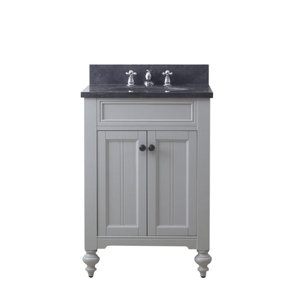 Water Creation 24" Earl Grey Single Sink Bathroom Vanity with Faucet From The Potenza Collection POTENZA24EGF - Model Bath