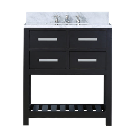 Water Creation 30" Espresso Single Sink Bathroom Vanity From The Madalyn Collection MADALYN30E - Model Bath