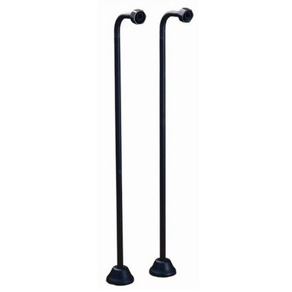 Water Creation Single Offset Supply For Claw Foot Or Elegant Tubs in Oil-rubbed Bronze Finish SL-0002-03 - Model Bath