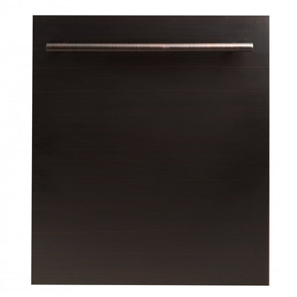 ZLINE 24" Top Control Dishwasher in Oil-Rubbed Bronze with Stainless Steel Tub and Modern Style Handle DW-ORB-24 - Model Bath