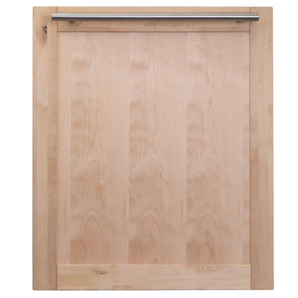 ZLINE 24" Top Control Dishwasher in Unfinished Wood with Stainless Steel Tub and Modern Style Handle DW-UF-24 - Model Bath