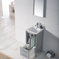 Sydney 16 Inch (Vanity Only) Metal Grey