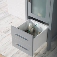Sydney 16 Inch (Vanity Only) Metal Grey