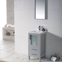 Sydney 16 Inch (Vanity Only) Metal Grey