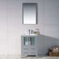 Sydney 24 Inch (Vanity Only) Metal Grey