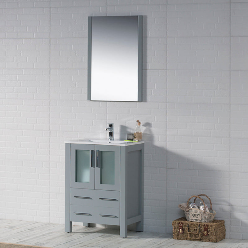 Sydney 24 Inch (Vanity Only) Metal Grey