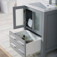 Sydney 24 Inch (Vanity Only) Metal Grey