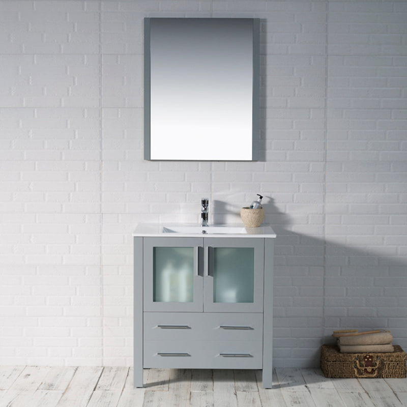 Sydney 30 Inch (Vanity Only) Metal Grey