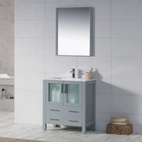 Sydney 30 Inch (Vanity Only) Metal Grey