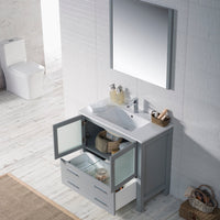 Sydney 36 Inch (Vanity Only) Metal Grey