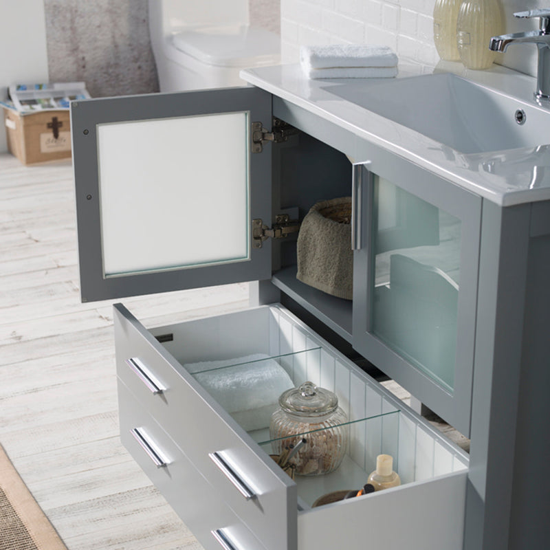 Sydney 36 Inch (Vanity Only) Metal Grey