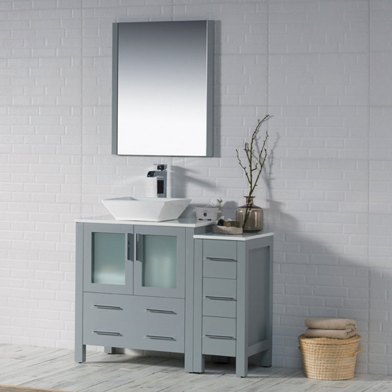 Sydney 42 Inch (Vanity Only) Metal Grey