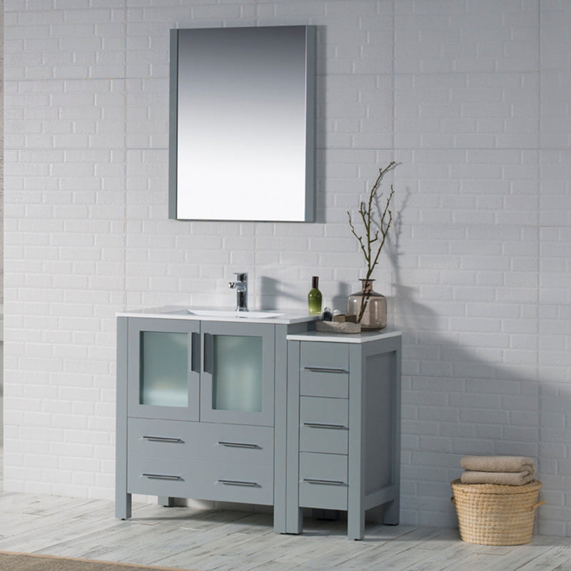 Sydney 42 Inch (Vanity Only) Metal Grey