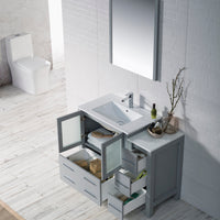 Sydney 42 Inch (Vanity Only) Metal Grey