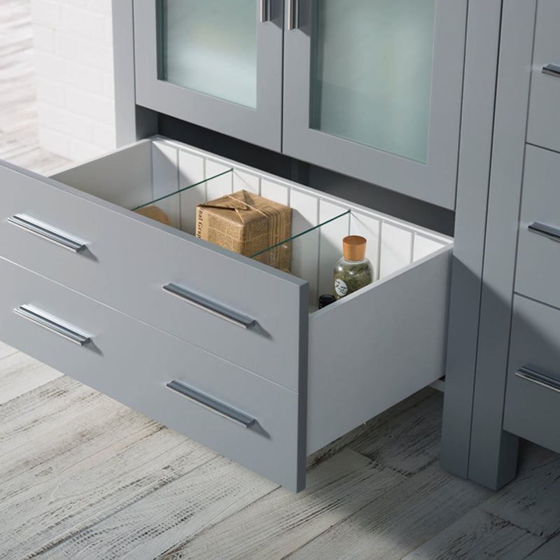 Sydney 42 Inch (Vanity Only) Metal Grey