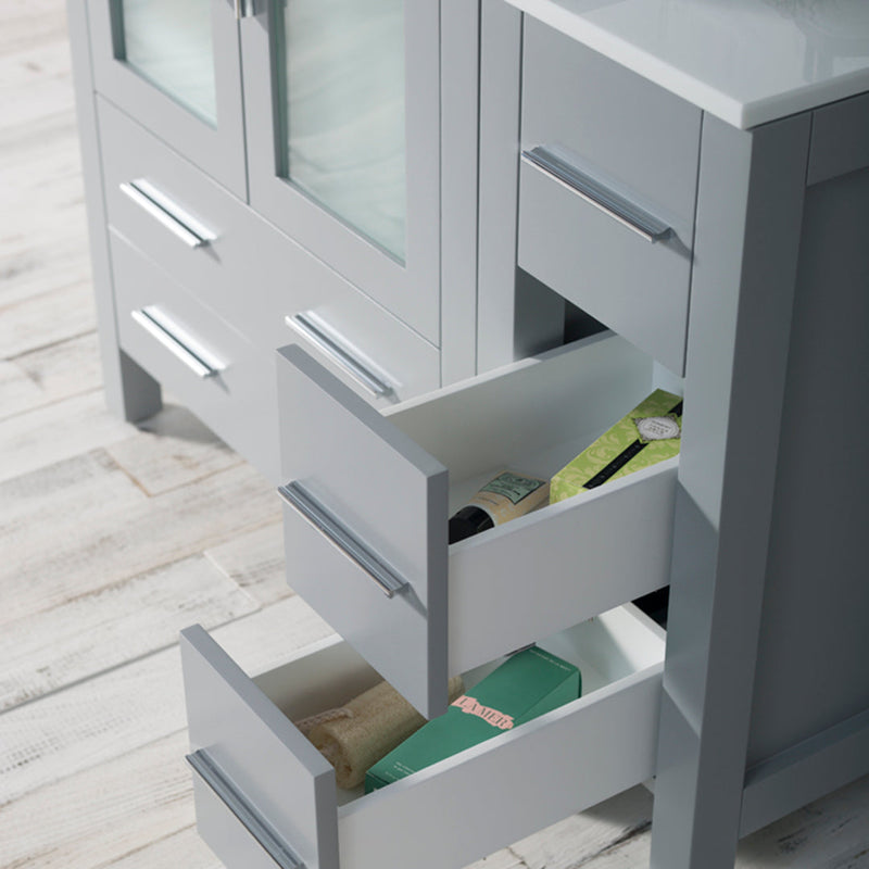 Sydney 42 Inch (Vanity Only) Metal Grey