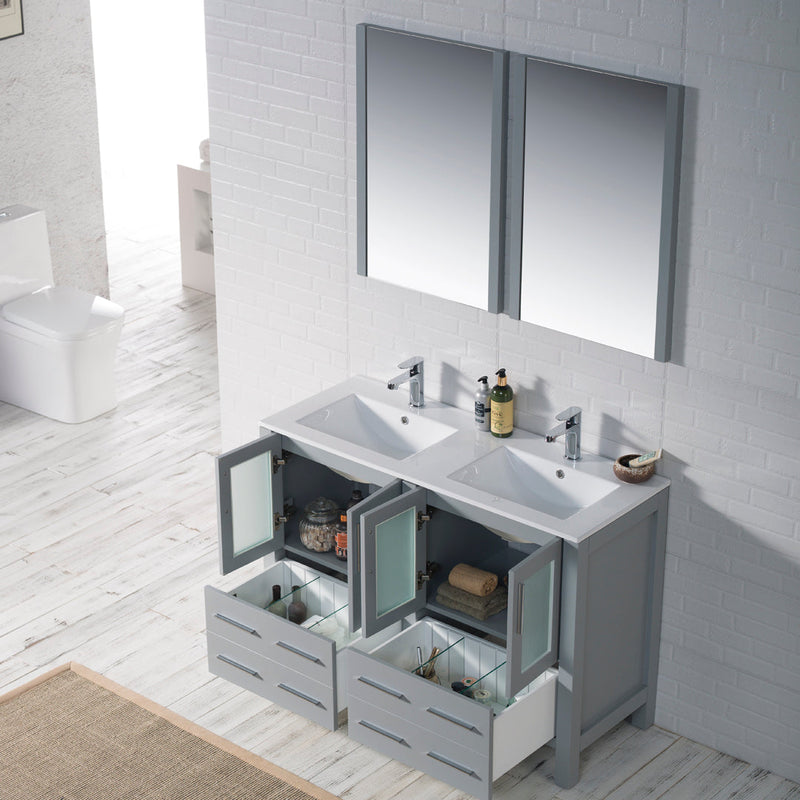 Sydney 48 Inch (Vanity Only) Metal Grey