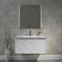Paris 36 Inch Vanity – Glossy White (Vanity Only)