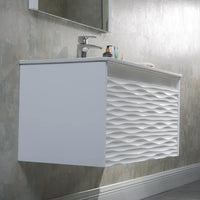Paris 36 Inch Vanity – Glossy White (Vanity Only)