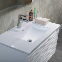 Paris 36 Inch Vanity – Glossy White (Vanity Only)