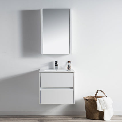 Valencia 24 Inch Vanity (Vanity Only) Glossy White