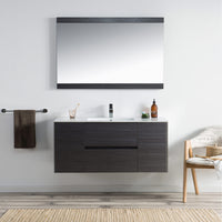 Valencia 48 Inch Single Vanity (Vanity Only) Silver Grey