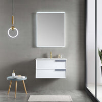 Sofia 30 Inch Vanity (Vanity Only) Matte White