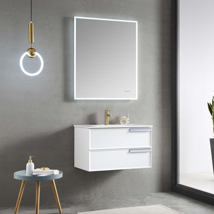 Sofia 30 Inch Vanity (Vanity Only) Matte White