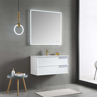 Sofia 36 Inch Vanity (Vanity Only) Matte White