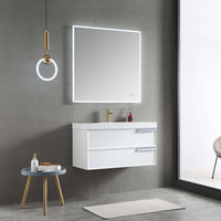 Sofia 36 Inch Vanity (Vanity Only) Matte White