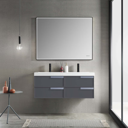 Sofia 48 Inch Vanity (Vanity Only) Matte Grey