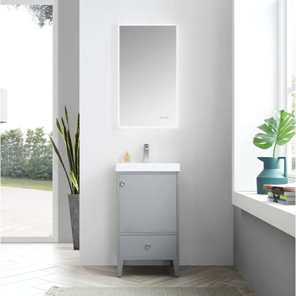 Lyon 20 Inch Vanity (Vanity Only) Matte Grey