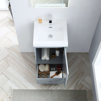 Lyon 20 Inch Vanity (Vanity Only) Matte Grey