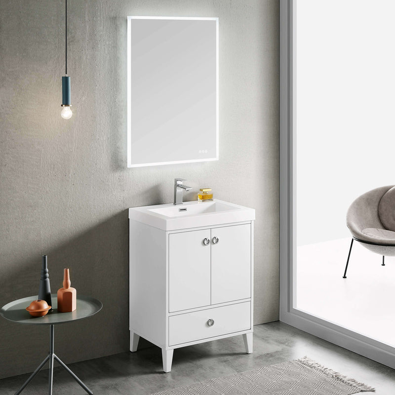 Lyon 24 Inch Vanity (Vanity Only) Matte White