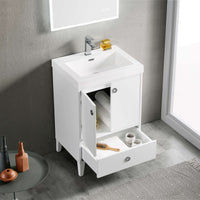 Lyon 24 Inch Vanity (Vanity Only) Matte White