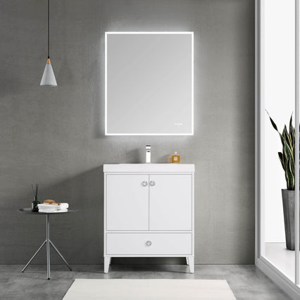 Lyon 30 Inch Vanity (Vanity Only) Matte White