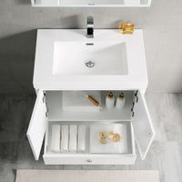 Lyon 30 Inch Vanity (Vanity Only) Matte White
