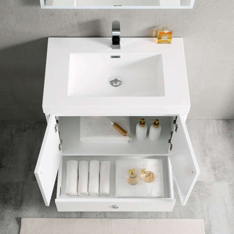 Lyon 30 Inch Vanity (Vanity Only) Matte White