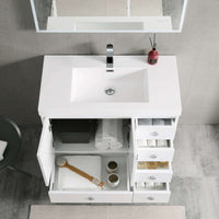 Lyon 36 Inch Vanity (Vanity Only) Matte White