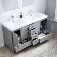 Lyon 60 Inch Vanity (Vanity Only) Matte Grey