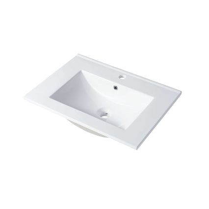 Ceramic Basin 24″ X 18″ Top-Mount Rectangular