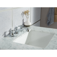 Water Creation Elizabeth 30" Single Sink Carrara White Marble Vanity in Pure White VEL030CWPW00