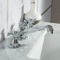 Water Creation Elizabeth 72" Double Sink Carrara White Marble Vanity in Pure White with Matching Mirror(s) VEL072CWPW04
