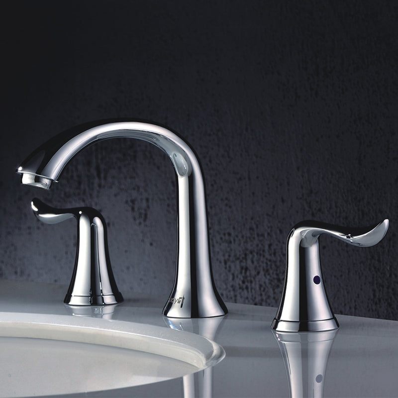 Wide Spread Lavatory Faucet - Chrome