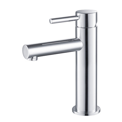 Modern Single Handle Lavatory Faucet Chrome